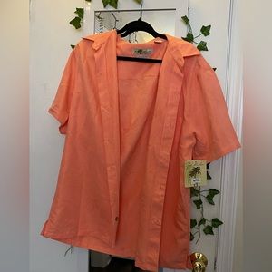 beach cover up button down